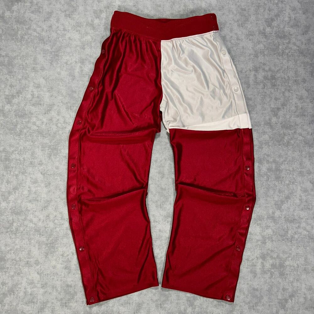 VTG 90s Speedline colorblock streetwear warm up tear away basketball pants wms L